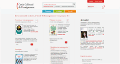 Desktop Screenshot of cercle-enseignement.com